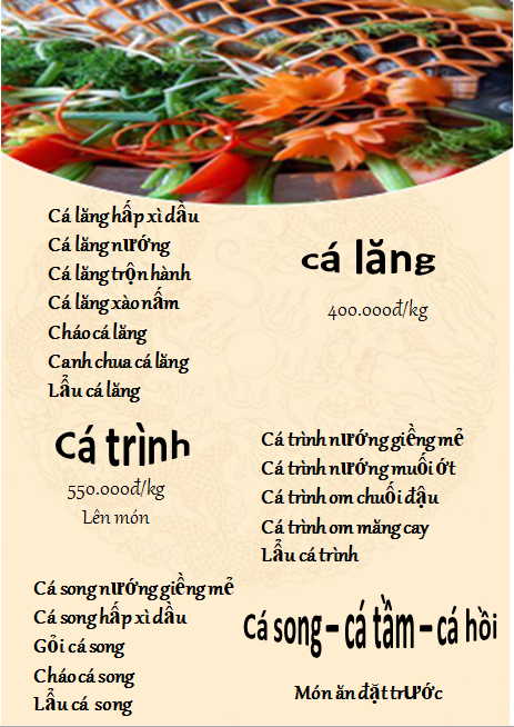 THỰC ĐƠN 8